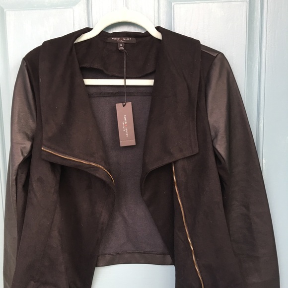 SOLD Trendy Short Moto Bike Jacket - Picture 2 of 7